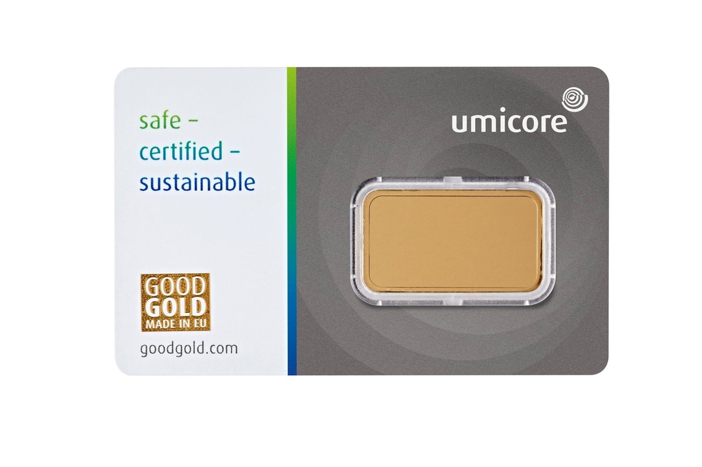 Umicore Goldbarren 10g Packung2