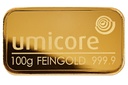 Umicore 100g Goldbarren1