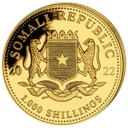 Somalia Elefant 2022 Gold Wert 1oz