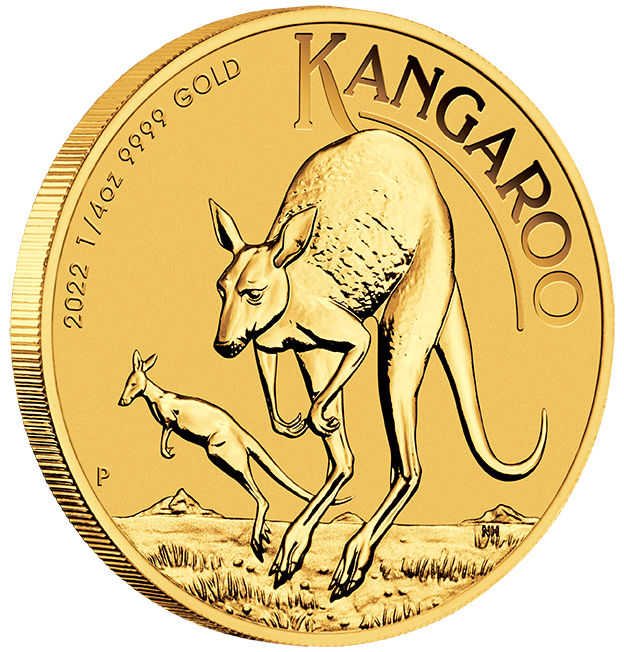 07-2022-AusKangaroo-Gold-1_4oz-Bullion-OnEdge-LowRes