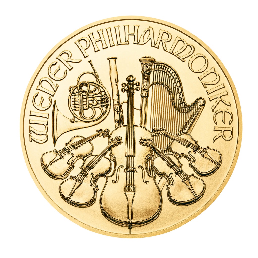 Wiener Phil Gold 1oz 2022 Motif