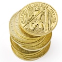 2022 Bullion Myths and Legends Little John 1oz Gold Coin reverse messy stack - MLLJ221G