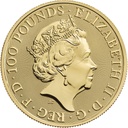 2022 Lion of England 1oz Gold Obverse - RTLE221G