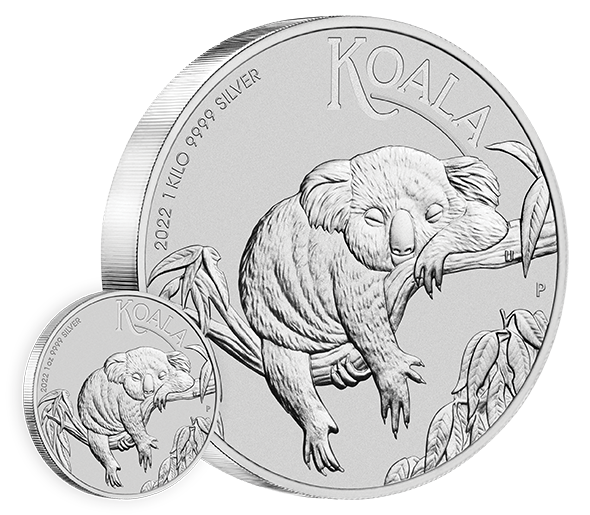 Koala 1 Unze Silbermünze 2022 Differenzbesteuert