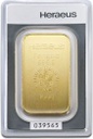 100 grams Heraeus Gold Bar in Blister