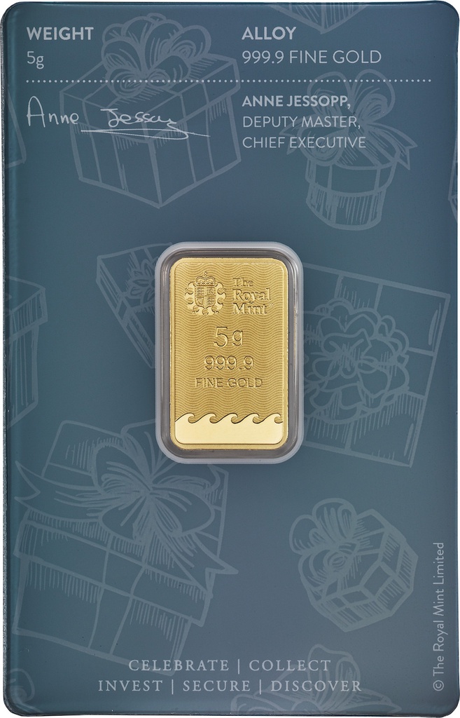 5 Gramm Goldbarren Royal Mint Happy Birthday