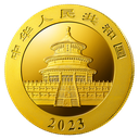 China Panda 30g Goldmünze 2023