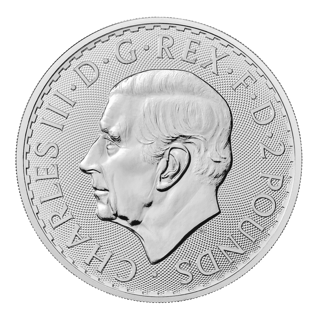 Britannia Charles 1 Unze Silbermünze 2023