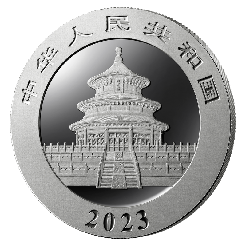 China Panda 30g Silbermünze 2023
