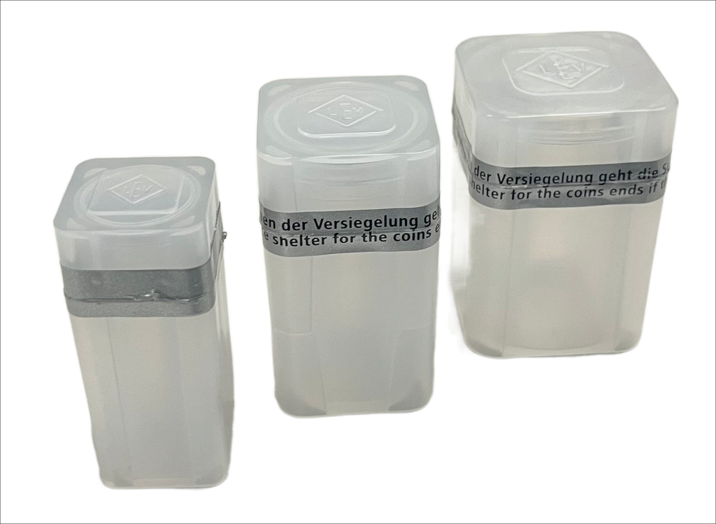 Original Coin Tube for Noah's Ark 1 & 1/2 & 1/4oz Silver - (empty)