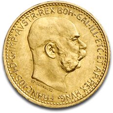10 Kronen Gold back