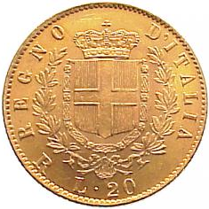 Vittorio Emanuele II Gold -1