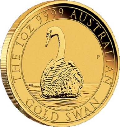 Schwan 2023 Goldmünze