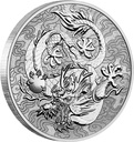 Australian "Chinese Myth & Legends" Drache 1oz Silbermünze 2021 differenzbesteuert