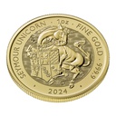 Tudor Beasts Seymour Unicorn 1 Unze Goldmünze 2024