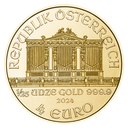 Wiener Philharmoniker 1/25 Unze Goldmünze 2024