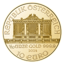 Wiener Philharmoniker 1/10 Unze Goldmünze 2024