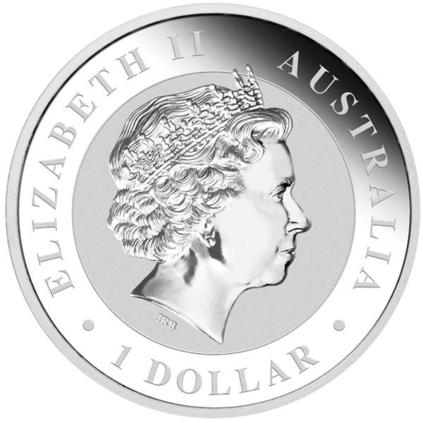 Koala, 1oz Silver 2014 - Back