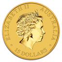 nugget kangaroo 1 10oz gold 2015 - Back