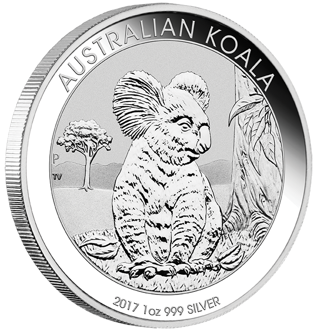 Koala 1 Unze Silbermünze 2017