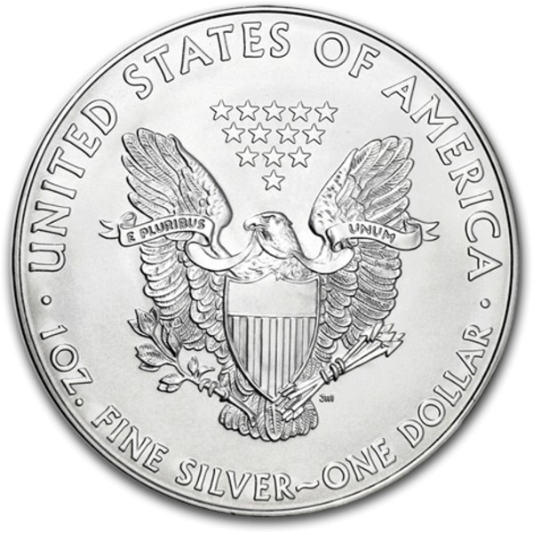 American Eagle 1oz Silver 2014 - Back