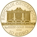 Wiener Philharmoniker 1/10 Unze Goldmünze 2025