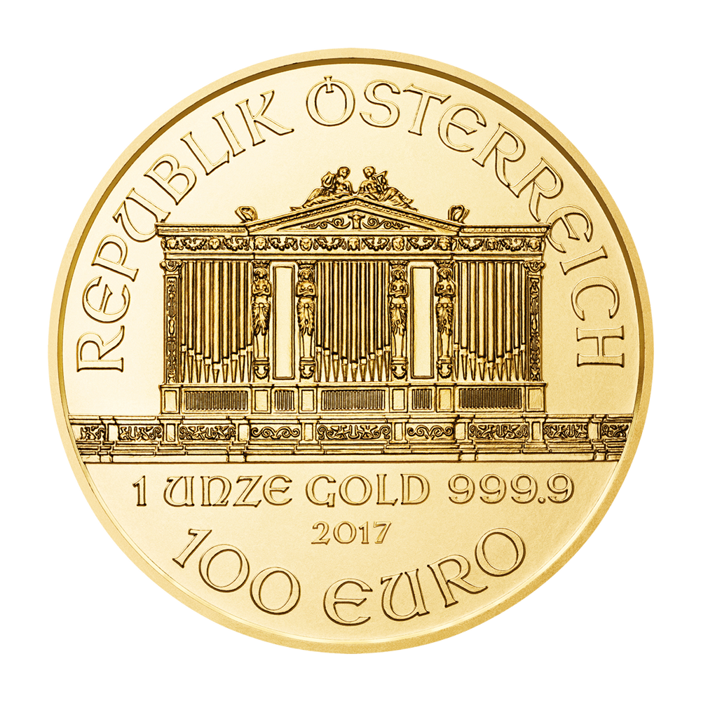 Wiener Philharmoniker 1oz Goldmünze 2016