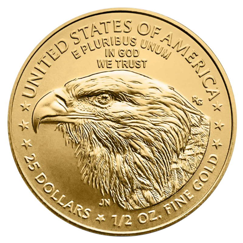 American Eagle 1/2 Unze Goldmünze 2021 Type 2