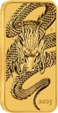 Dragon 1oz Goldcoin rectangular 2025 - Tilted