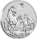 Lunar III Pferd 1/2 Unze Silbermünze 2026