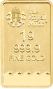 1 Gramm Goldbarren | The Royal Mint - Britannia
