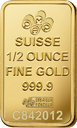 1/2 Unze Goldbarren | PAMP Fortuna
