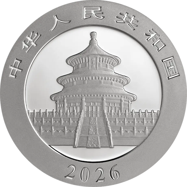 China Panda 30g Silbermünze 2026 | differenzbesteuert