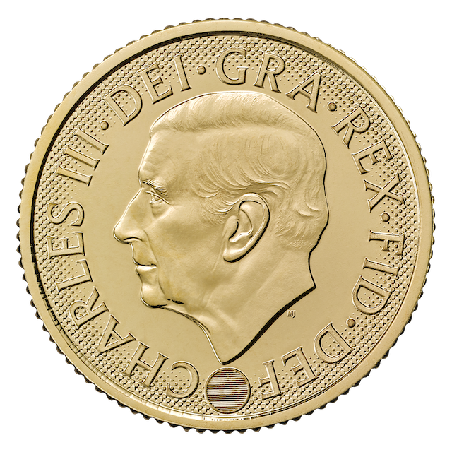 1/2 Pfund Sovereign Charles III Goldmünze 2026