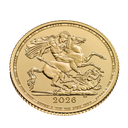 1/2 Pfund Sovereign Charles III Goldmünze 2026