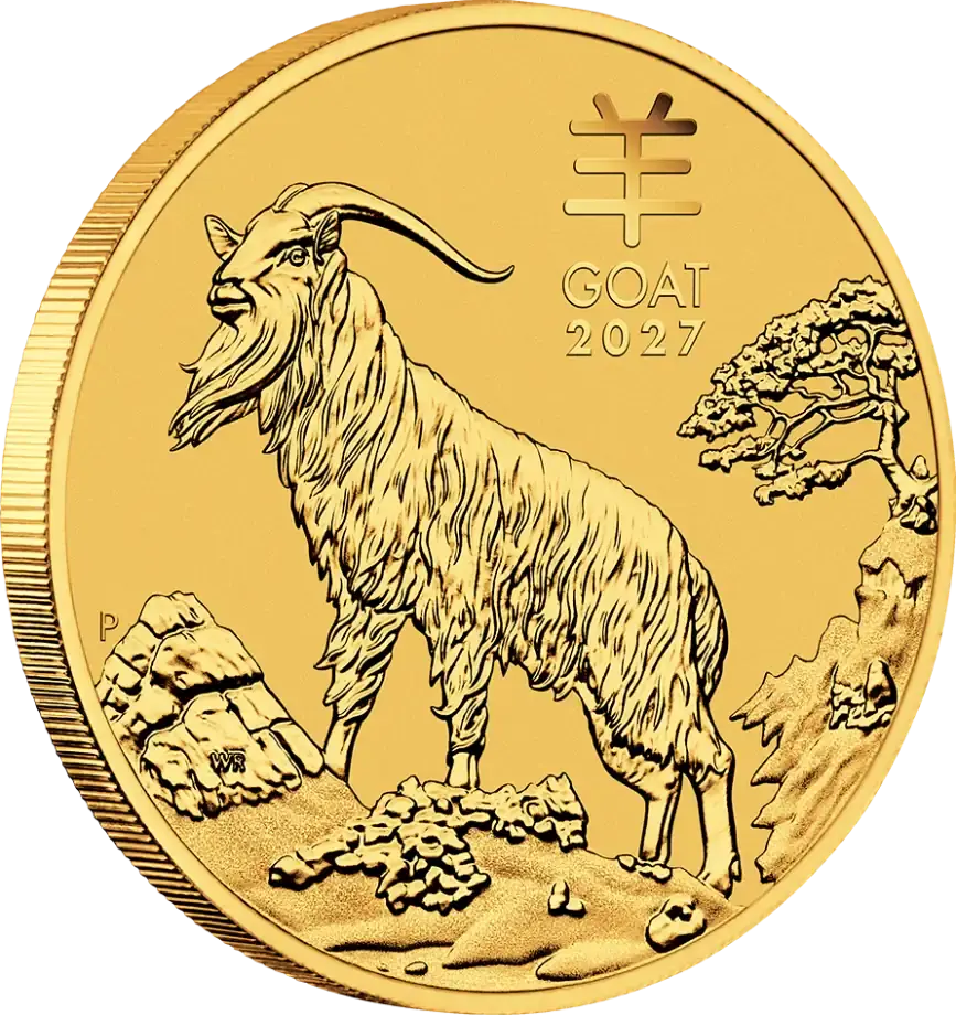 Lunar III Goat 1oz Gold Coin 2027