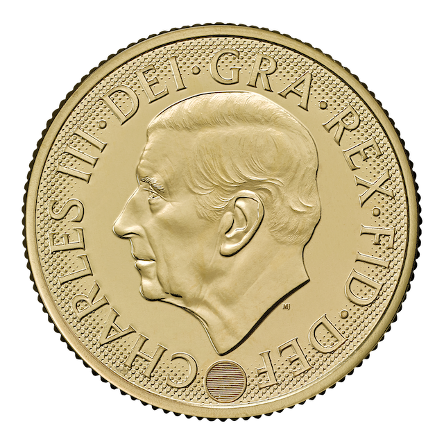 1 Pfund Sovereign Charles III Goldmünze 2027