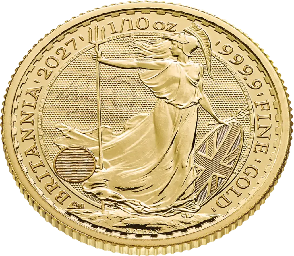 Britannia 1/10oz Gold Coin 2027