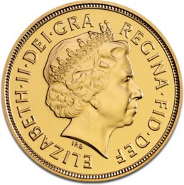 Half Sovereign Elisabeth Back