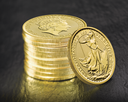 britannia 1oz gold 2019 - stack