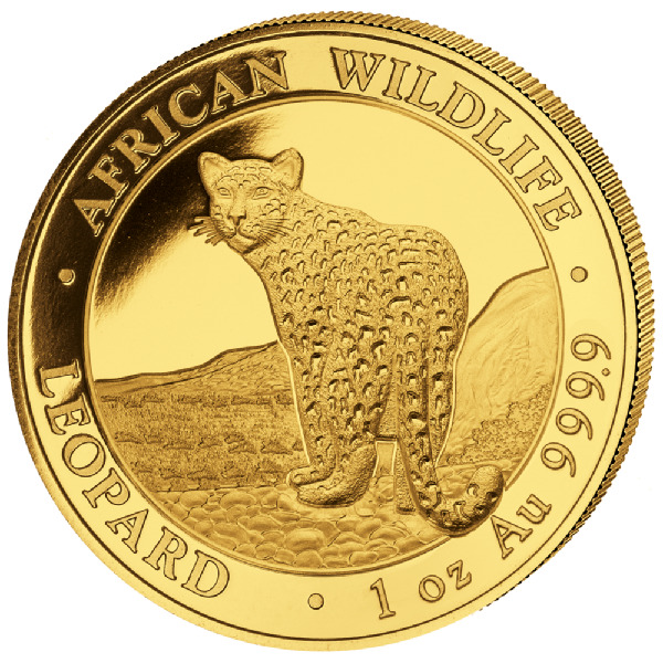 Somalia Leopard 1oz Gold 2018 Motif