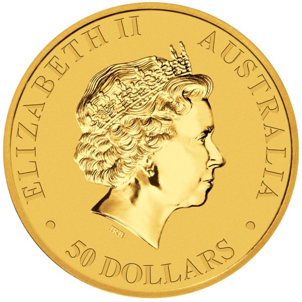 Nugget Kangaroo 1 2oz Gold 2014 - Back