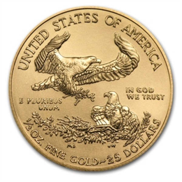 American Eagle 1 2oz Gold 2014 - Back