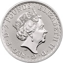 2019 Britannia one ounce fine silver bullion oin uks26889 obverse