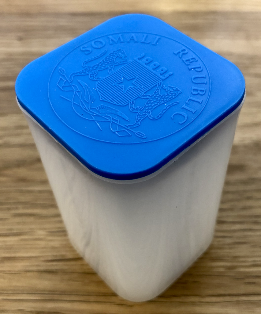 Original Somalia Elephant 1oz Silver Coin Tube - (empty)
