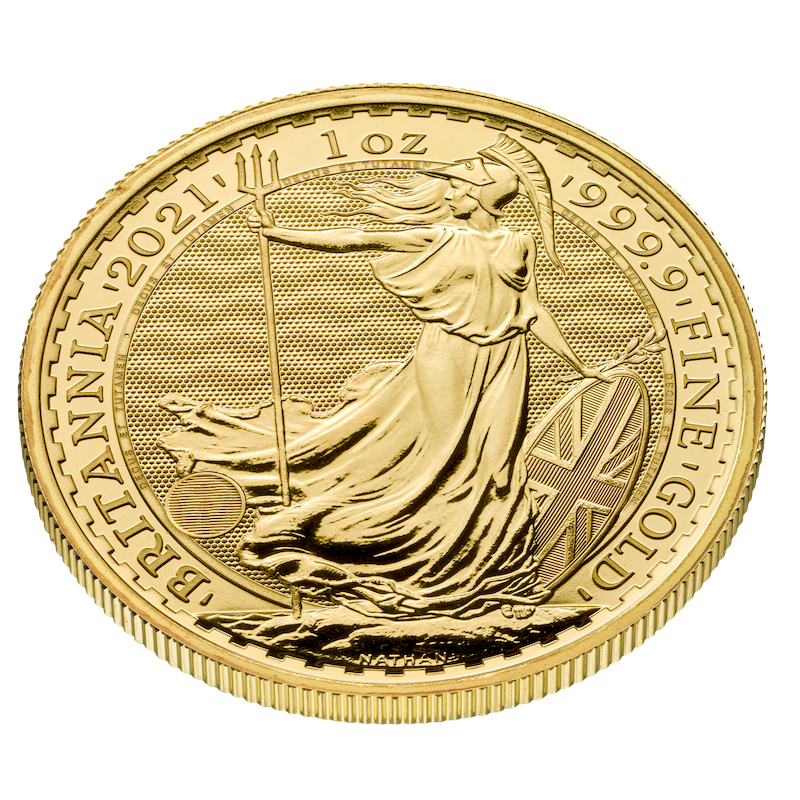 Britannia 1oz Gold 2021 - Motif2
