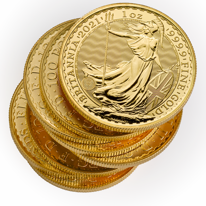 Britannia 1oz Gold Stack 2021