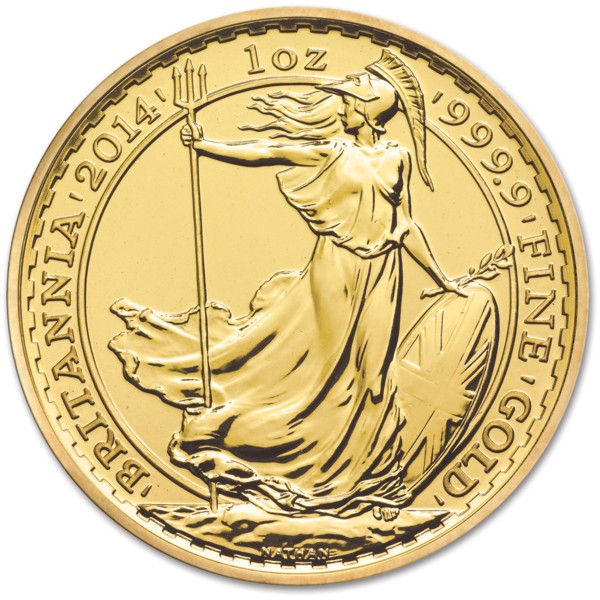 Britannia 1oz Gold Coin 2014