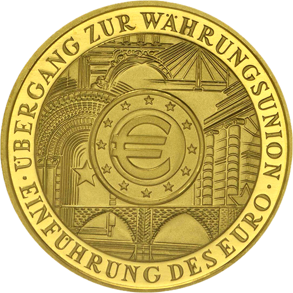 200 Euro Introduction of Euro 1oz Gold 2002 (F)