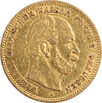 5 Mark Emperor Wilhelm I. Prussia Gold Coin | 1877 C